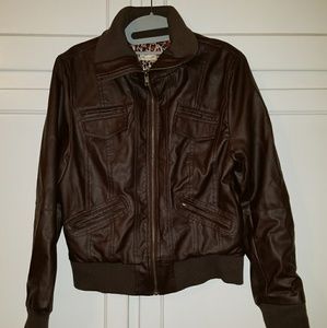 ⛔SOLD⛔ Brown LeatherJacket